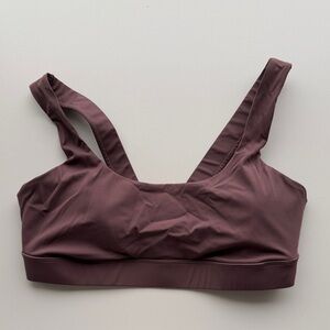 Vuori Brown Stride Sports Bra